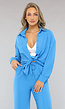 Blauwe Co Ord Set met Blouse