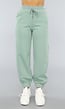 Mintgroene Joggingsbroek met Veters