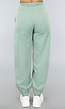 Mintgroene Joggingsbroek met Veters