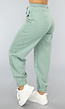 Mintgroene Joggingsbroek met Veters