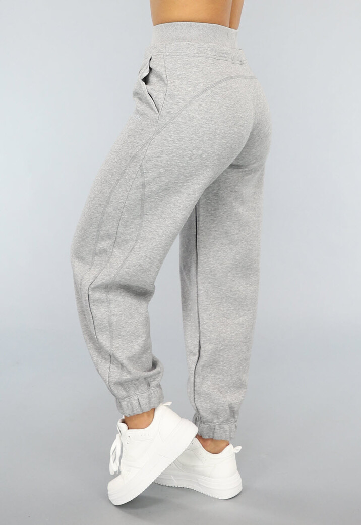 Grijze Jogger met Grote Elastische Band