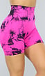 Fuchsia Gevlekte Sport Short