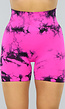 Fuchsia Gevlekte Sport Short