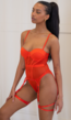 Rode Lingerie Set met Jarretels