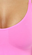 Roze Shaping Bodysuit met Verstelbare Bandjes