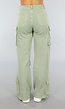 Khaki Wide Leg Carpenter Broek