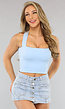 Festival Sporttop in Babyblauw
