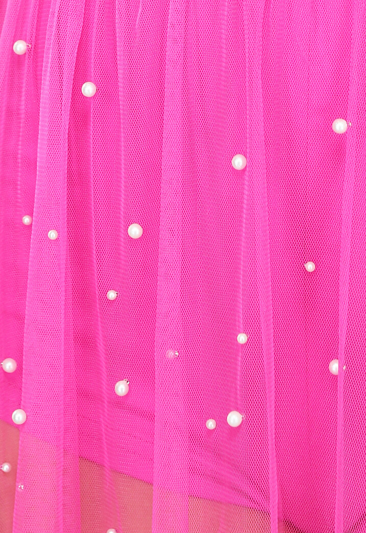 Fuchsia Festival Two Piece met Parels