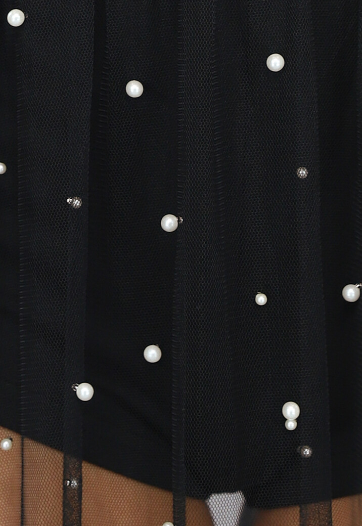 Drie Delige Zwarte Festival Parel Set