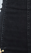 Zwarte Strapless Denim Playsuit met Kettingdetail