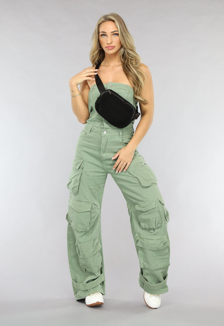 Zwarte Fluffy Crossbody Tas