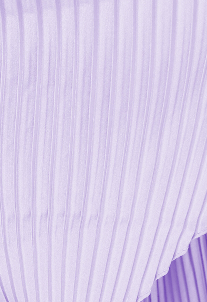 Lila Glanzend Rib Sjaaltje