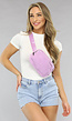 Lila Fluffy Fanny Pack