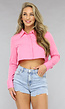Korte Roze Blouse
