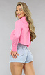 Korte Roze Blouse
