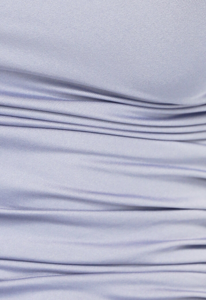 Longsleeve Bodycon Jurk met Split in Lavendel