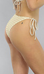 Beige Wavy Bikini Set met Rokje