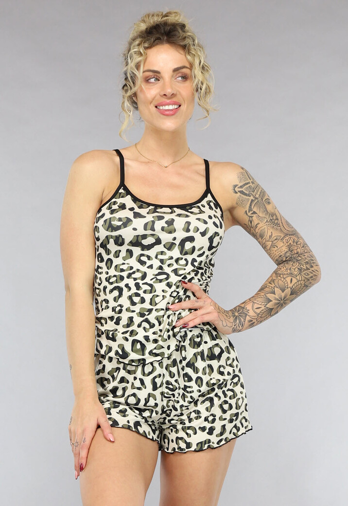 2-Delige Pyjama Set met Panterprint