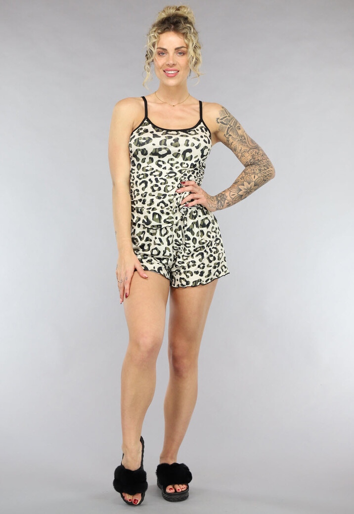 2-Delige Pyjama Set met Panterprint