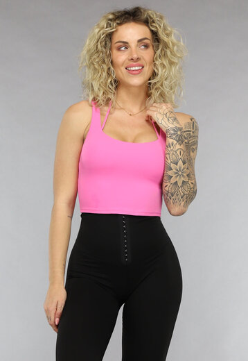 Roze Sport-bh met Uitneembare Pads