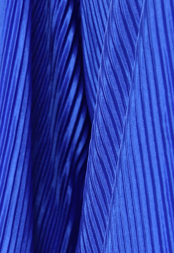 Blauwe Rib Co Ord Set