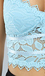 Lichtblauwe Kanten Bralette