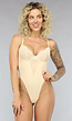 Shapewear Body met Kanten Details in Nude