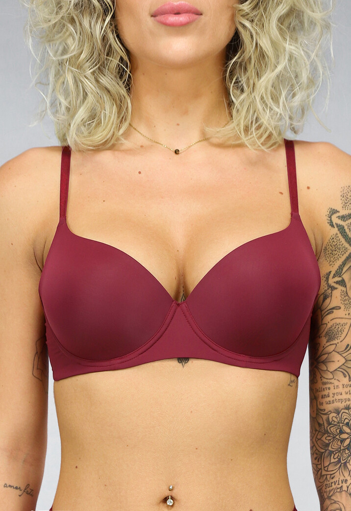 Basic Bordeaux Rode Beugel BH