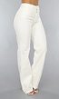 Wide Leg Jeans in Gebroken Wit