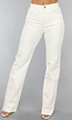 Wide Leg Jeans in Gebroken Wit
