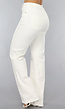 Wide Leg Jeans in Gebroken Wit