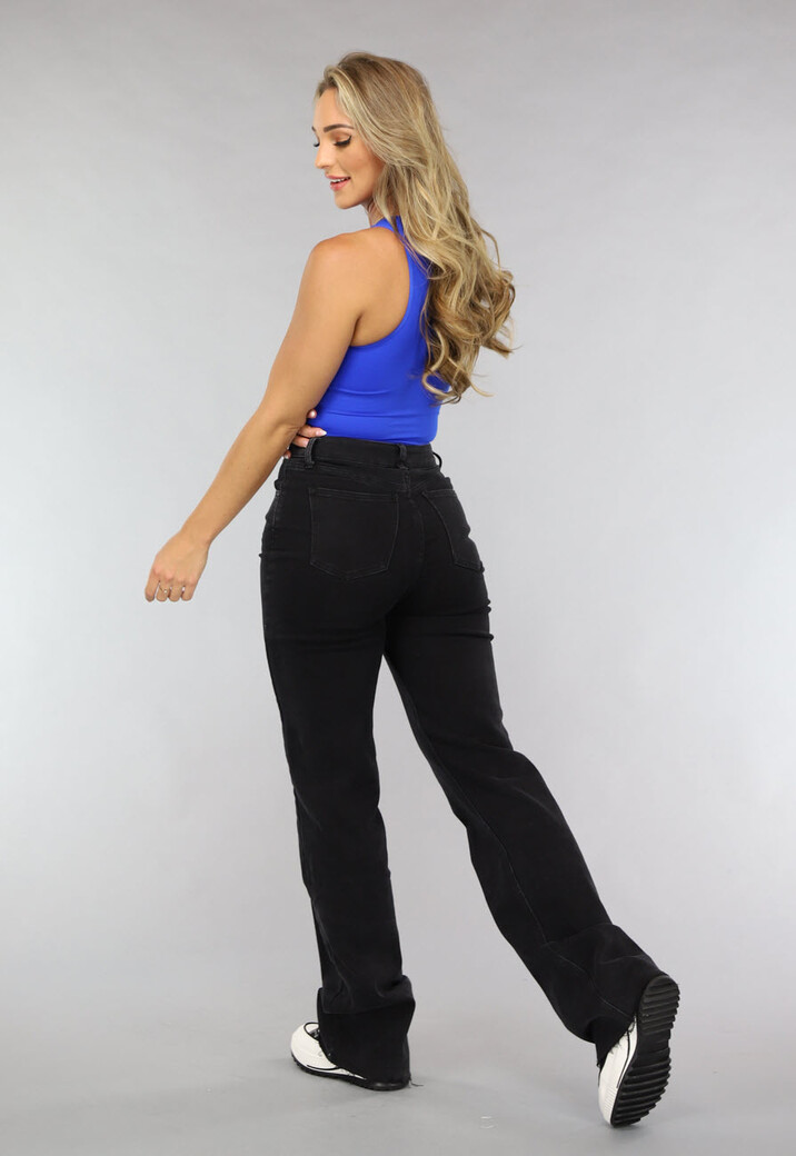 Corrigerende Blauwe Bodysuit met Pads