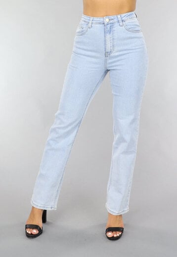 OP=OP.39.NL Lichtblauwe Boyfriend Jeans