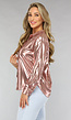 Oudroze Metallic Blouse