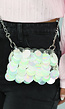 Holografisch Crossbody Tasje met Pailletten