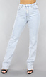 Rechte Tall Jeans met Stretch in Lichtblauw