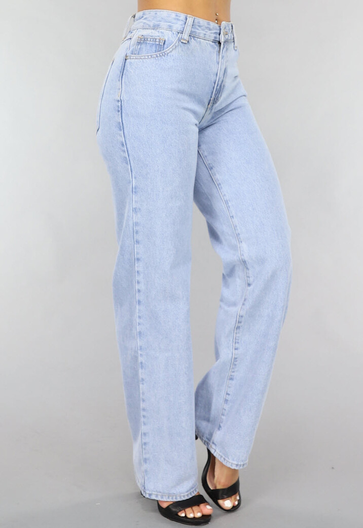 Lichtblauwe Baggy Jeans