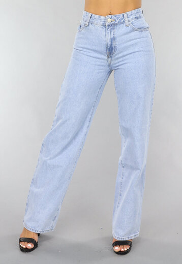 NEW1505 Lichtblauwe Baggy Jeans