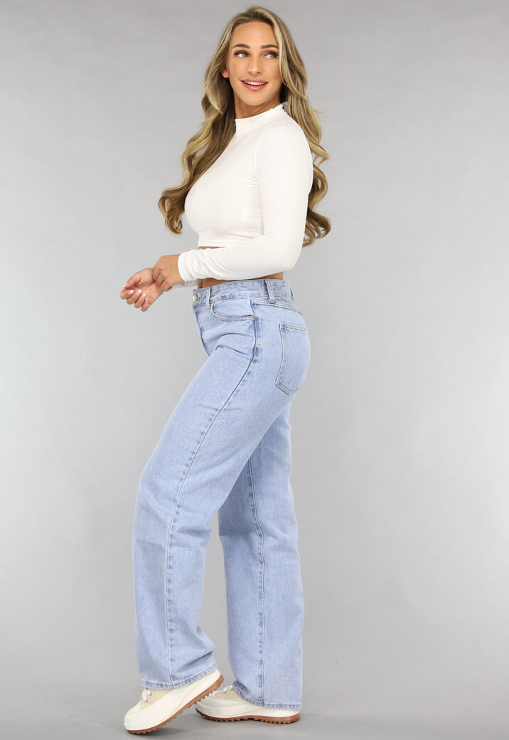 Lichtblauwe Baggy Jeans