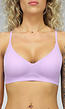 Lila Naadloze BH met Uitneembare Pads