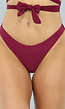 Cheeky Bikini Broekje in Wijnrood