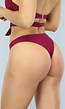 Cheeky Bikini Broekje in Wijnrood