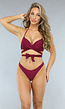 Cheeky Bikini Broekje in Bordeaux