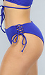 Kobalt Blauw Bikini Broekje met Strikdetail