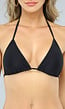 Zwarte Sexy Triangel Bikinitop