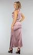 Satijnen Blush Roze Two Piece