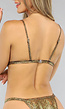 Gouden Glamour Traingel Bikinitopje
