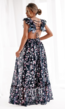 Maxi Jurk met Kleine Bloemen Print