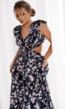 Maxi Jurk met Kleine Bloemen Print