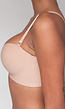 Naadloze Beige Maximizer BH met Afneembare Bandjes